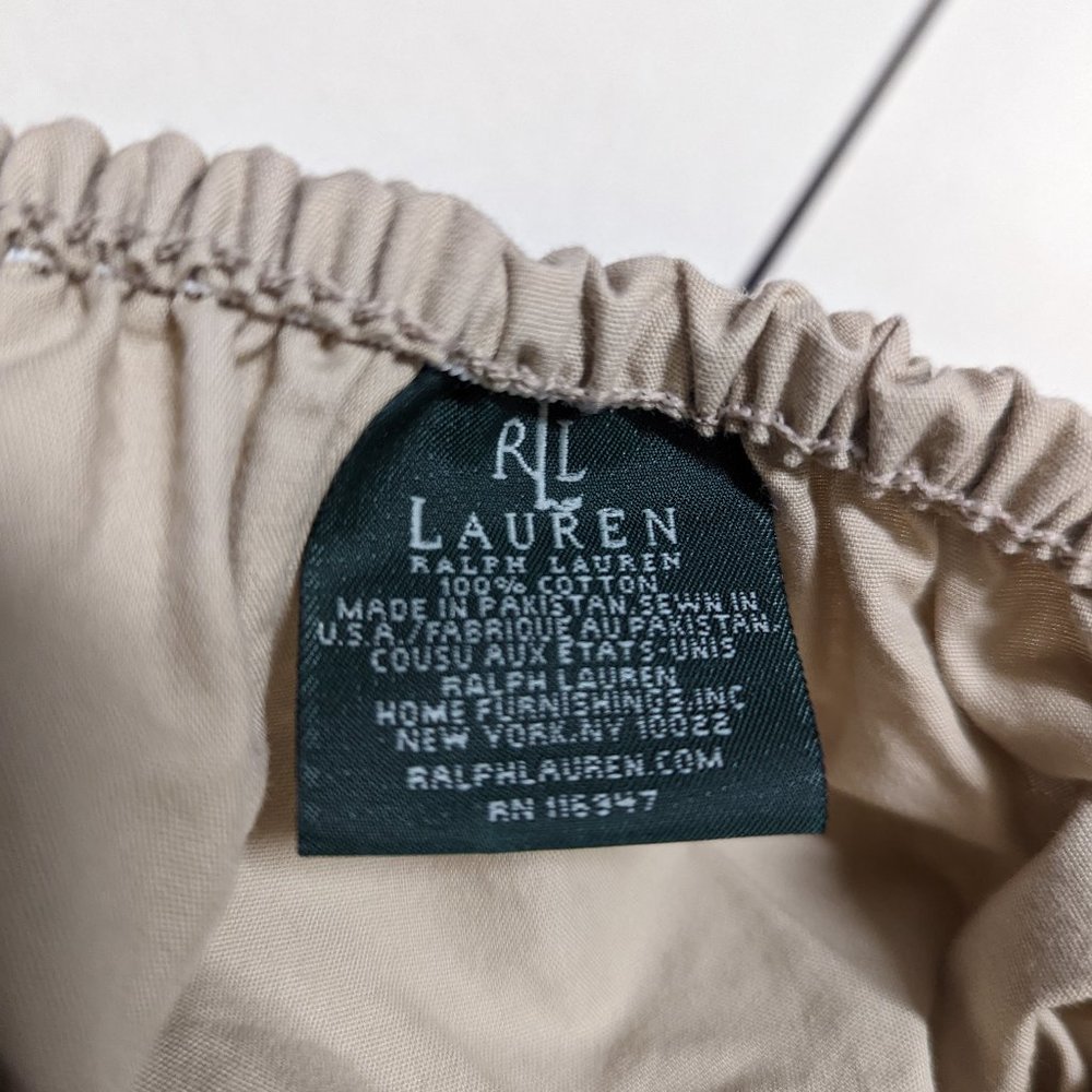 COPY - Ralph Lauren Twin Sheet Set 100% Cotton Tan